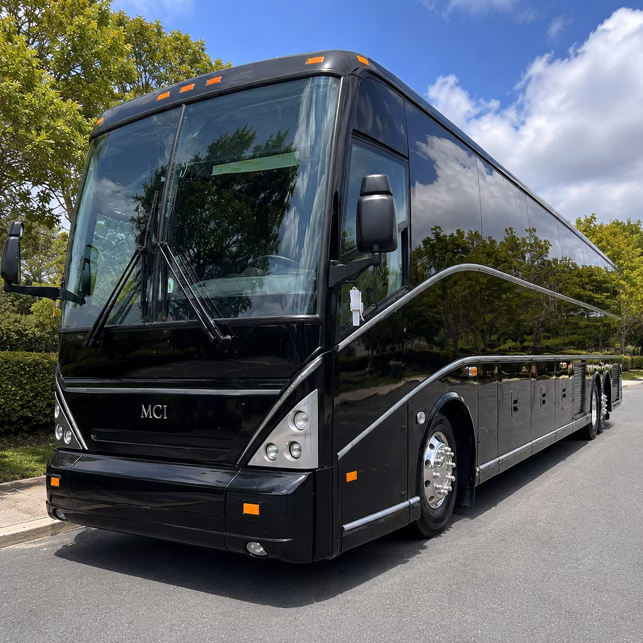 charter buses for corporate retreats and team events across acadiana