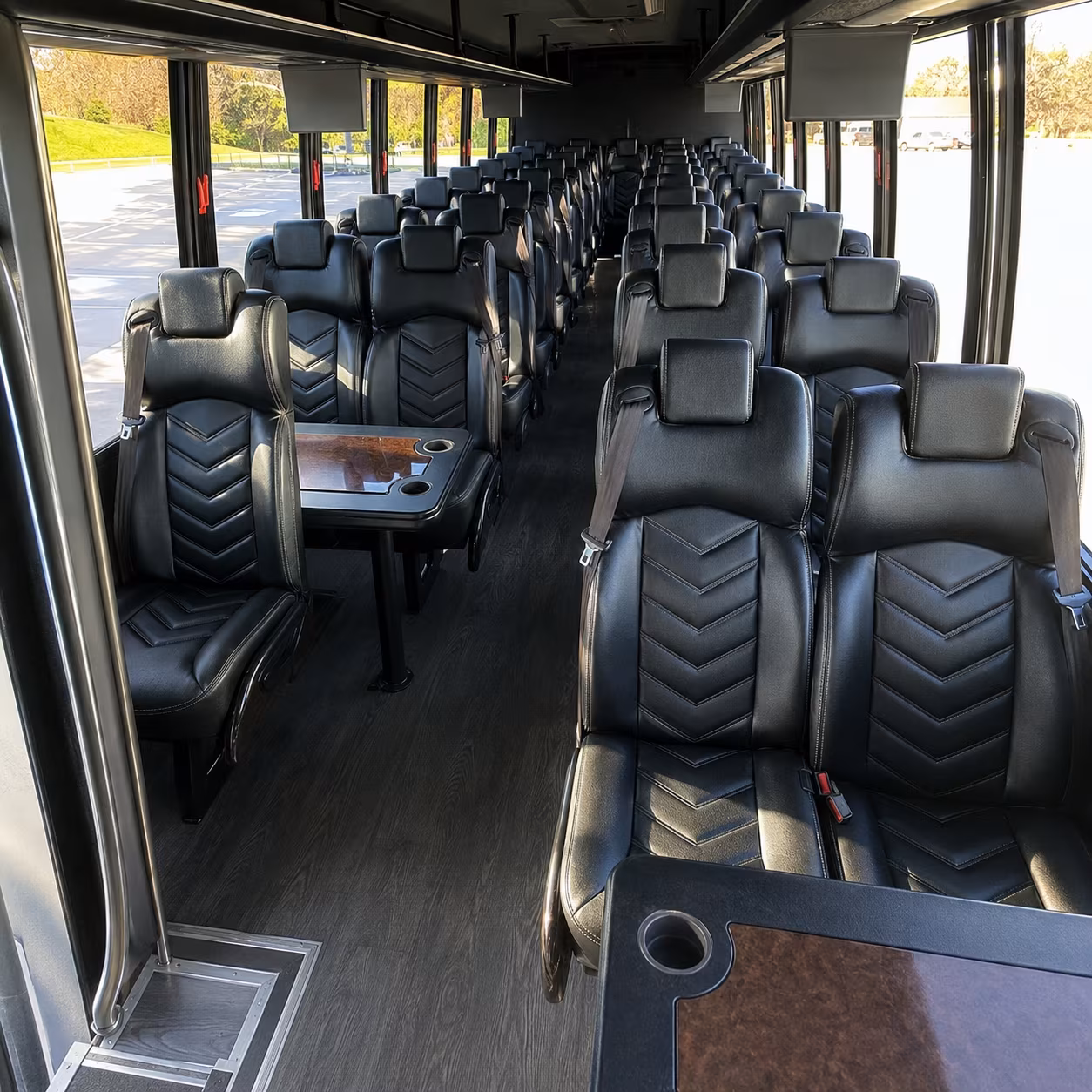 convention and conference shuttle buses for the cajundome and oil center