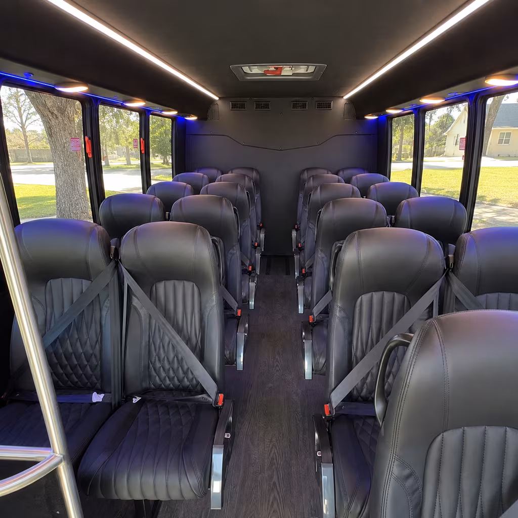 lafayette 25 passenger minibus interior