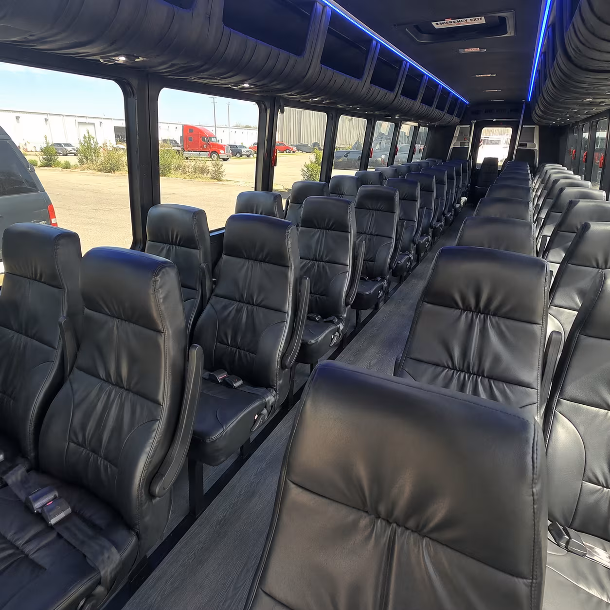lafayette 28 passenger minibus interior