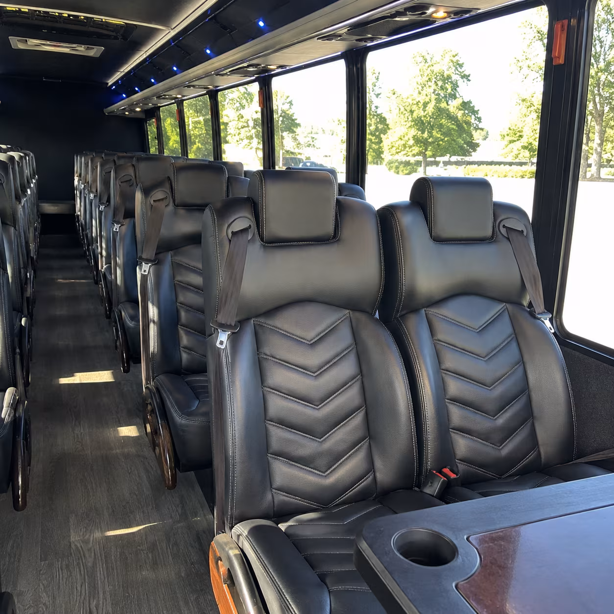lafayette 35 passenger minibus interior