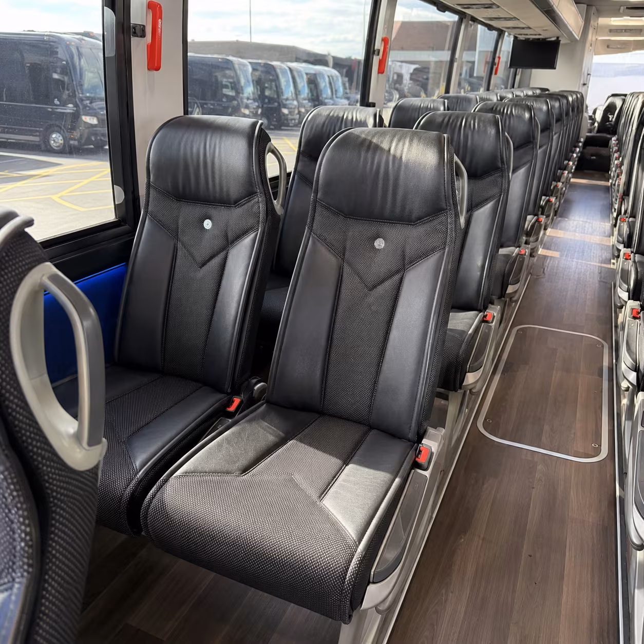 lafayette 40 passenger charter bus interior