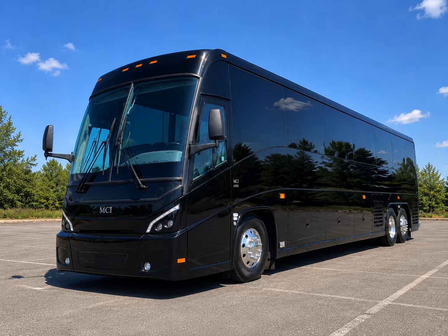 lafayette airport charter bus rental