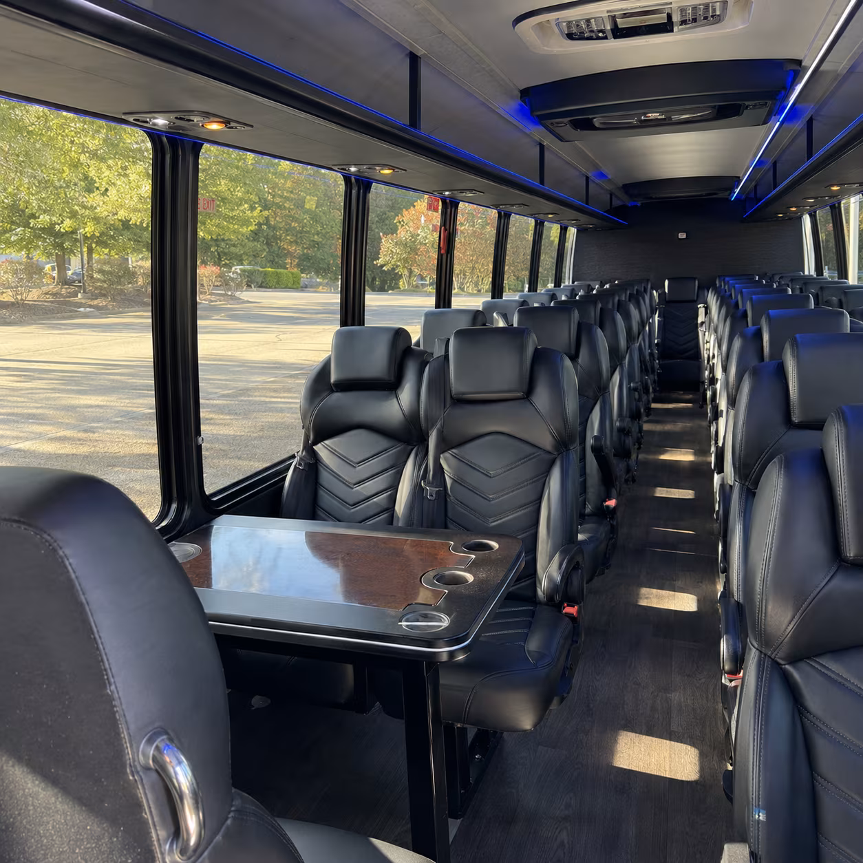 lafayette concert transportation onboard seating