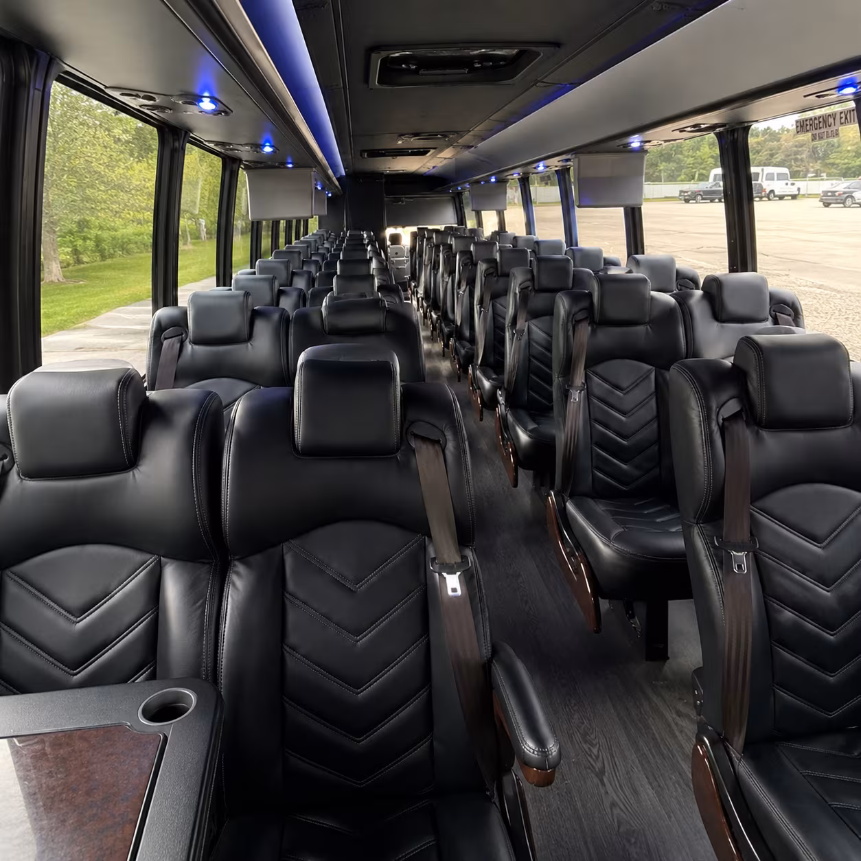 lafayette corporate transportation onboard seating