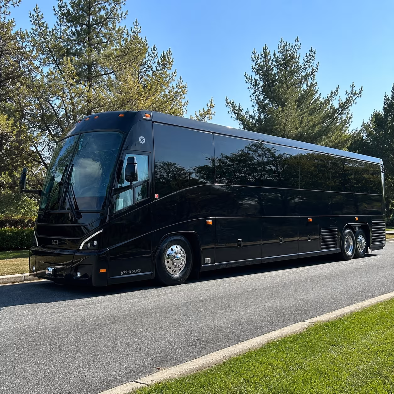 lafayette government military charter bus rental