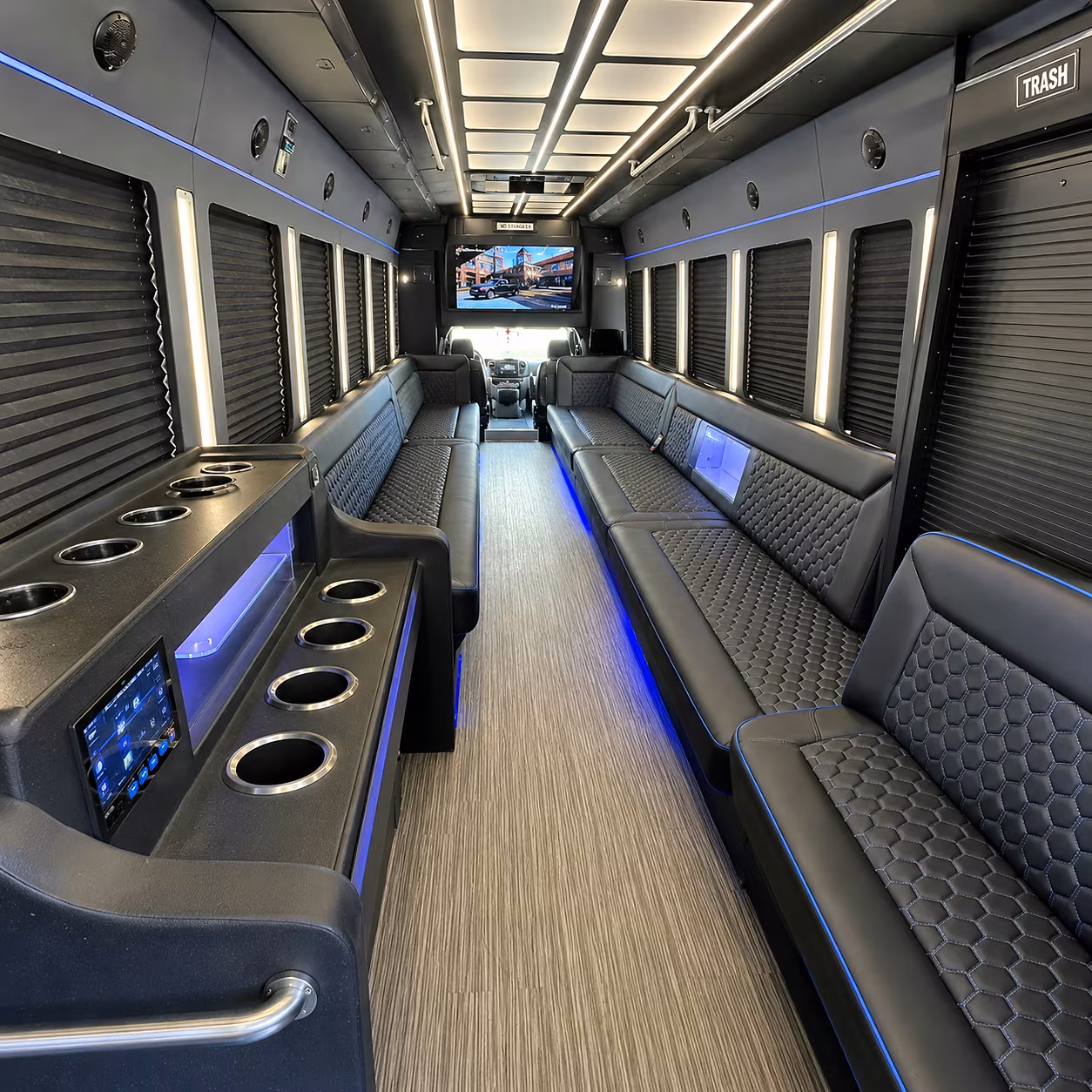 lafayette party bus inside