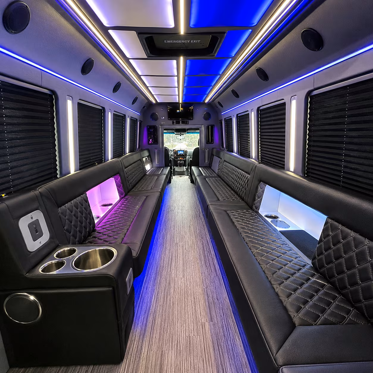 lafayette party bus interior